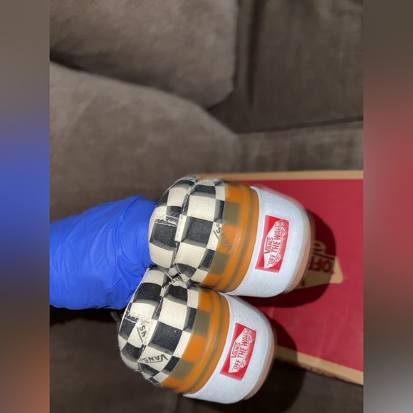 classic slip on checkerboard vans 9.5 Men /11 Women - Picture 4 of 6